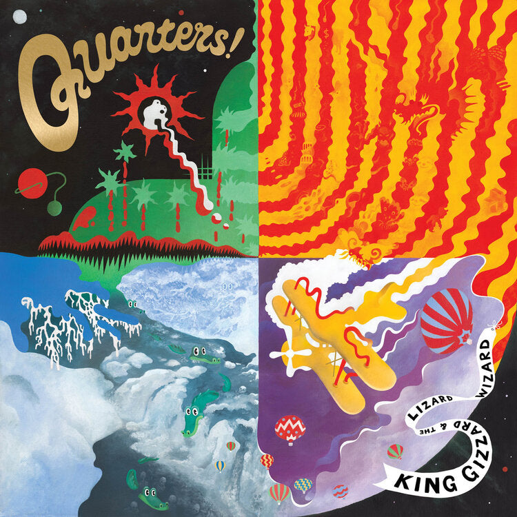 King Gizzard & The Lizard Wizard - Quarters Recycled ecomix coloured vinyl LP LRSD2020