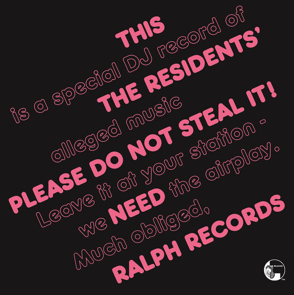 The Residents Please Do Not Steal It!